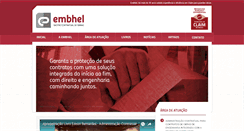 Desktop Screenshot of embhel.com.br