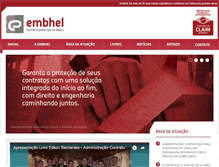 Tablet Screenshot of embhel.com.br